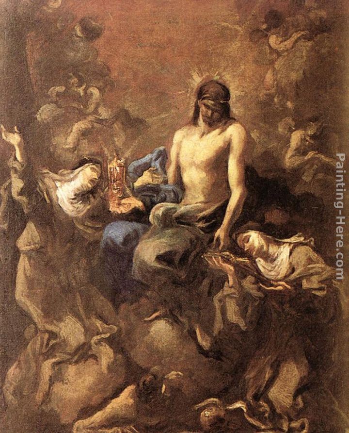 Alessandro Magnasco Christ Adored by Two Nuns